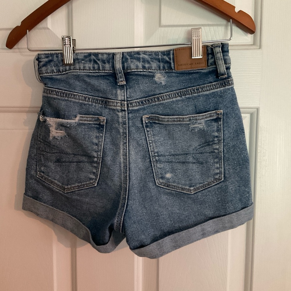 American Eagle Outfitters Jean shorts. size 0 - Picture 2 of 2